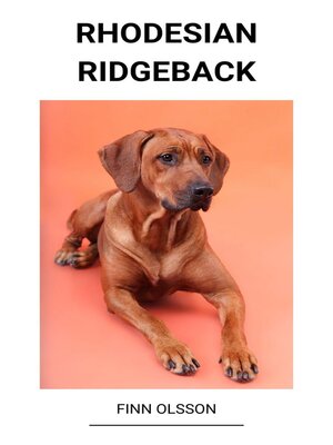 cover image of Rhodesian Ridgeback